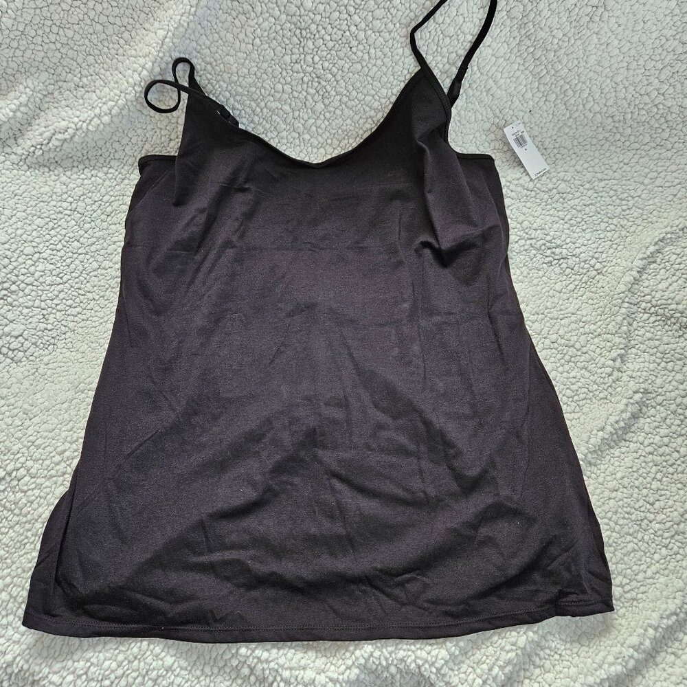 NWT Old Navy First Layer adjustable strap cami, size XL, Black